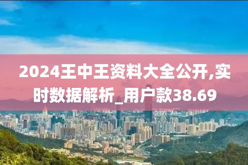 2024王中王資料大全公開,實時數據解析_用戶款38.69