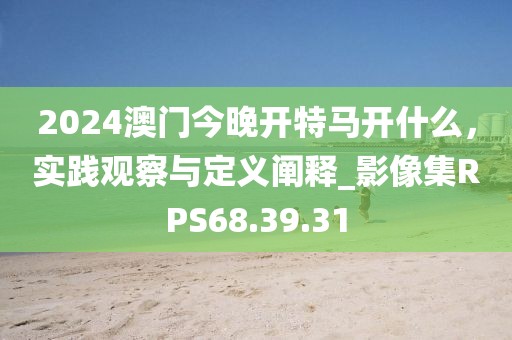 2024澳門今晚開特馬開什么，實踐觀察與定義闡釋_影像集RPS68.39.31