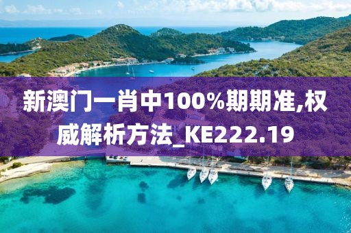 新澳門一肖中100%期期準,權威解析方法_KE222.19