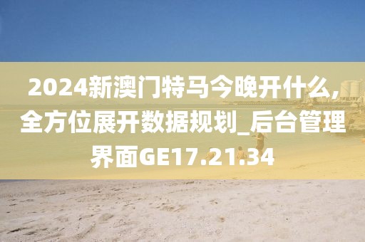 2024新澳門特馬今晚開什么,全方位展開數據規劃_后臺管理界面GE17.21.34
