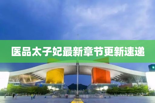 醫品太子妃最新章節更新速遞