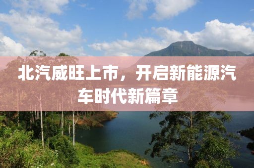 北汽威旺上市，開啟新能源汽車時代新篇章