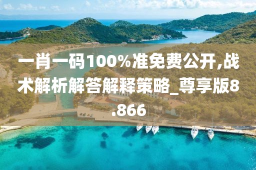 一肖一碼100%準免費公開,戰術解析解答解釋策略_尊享版8.866